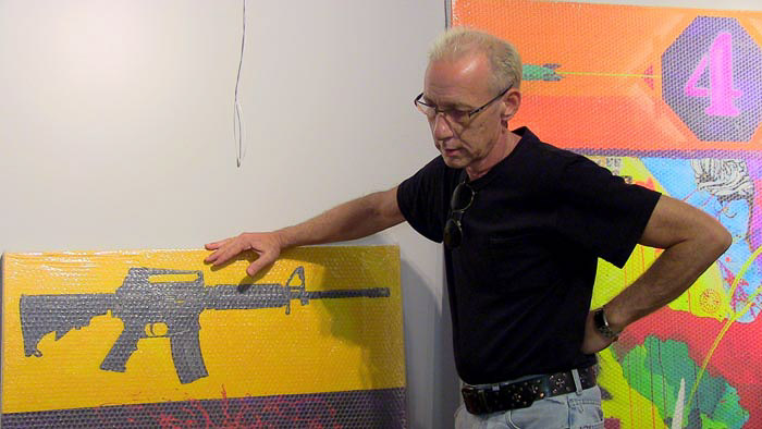 Signaghi Museum getting ready for the installation of my exhibition-7-2013