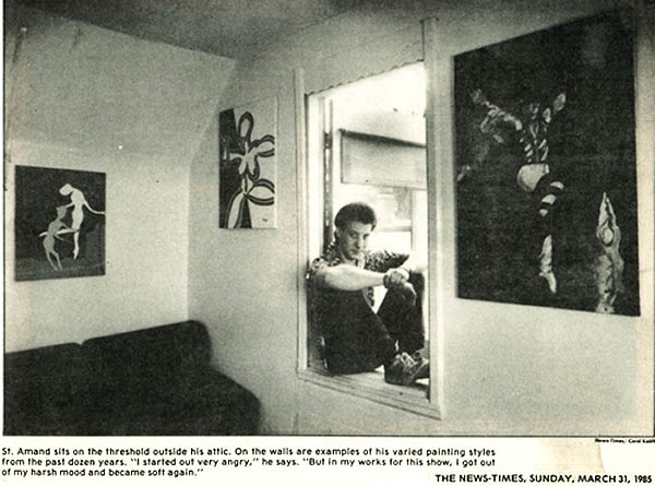 Michael St Amand Studio Attic 1985