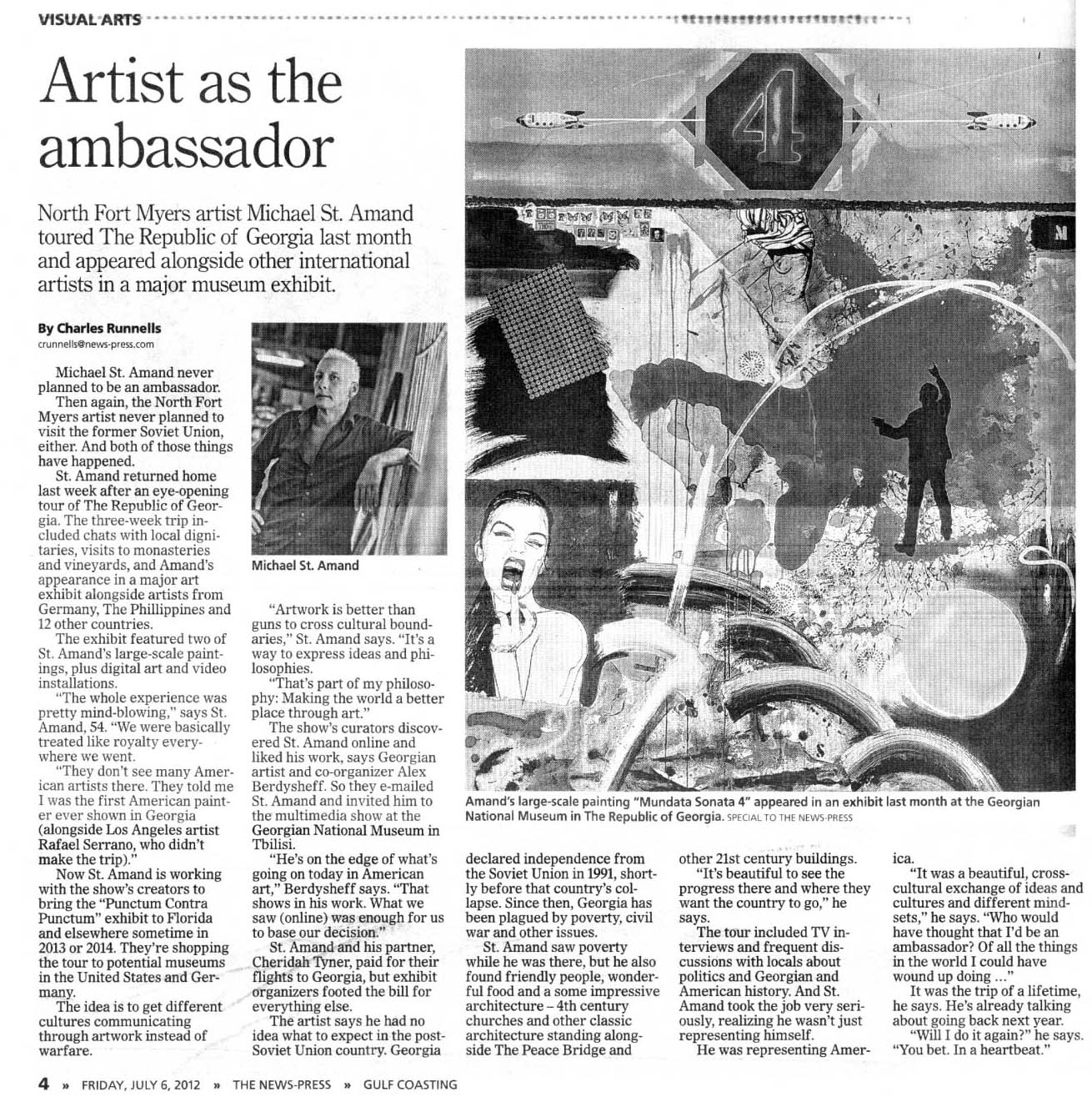 Michael St Amand Art Ambassador