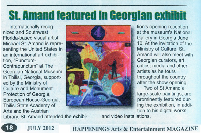 Michael St Amand at the Georgian National Museum PCP